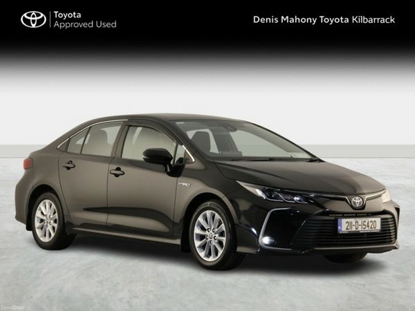 Toyota Corolla Saloon, Petrol Hybrid, 2021, Black