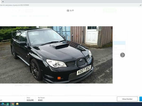 Subaru Impreza Saloon, Petrol, 2007, Black