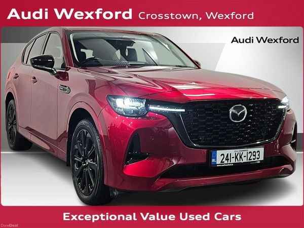 Mazda CX-60 SUV, Petrol Plug-in Hybrid, 2024, Red