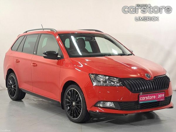 Skoda Fabia Estate, Petrol, 2019, Red