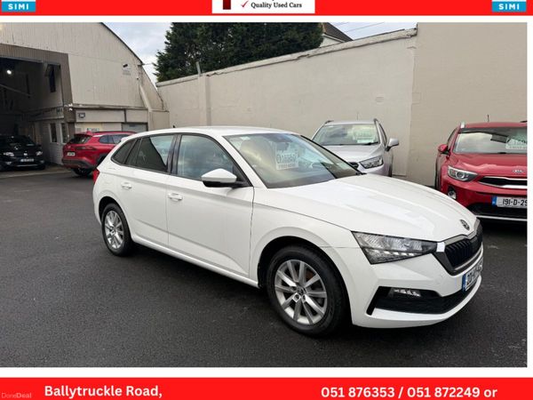 Skoda Scala Hatchback, Petrol, 2020, White