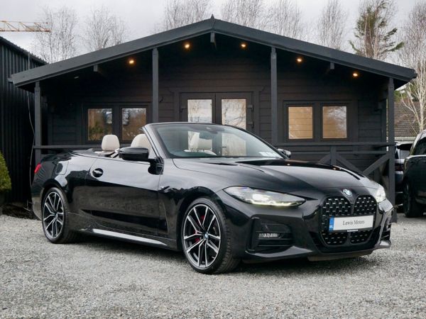 BMW 4-Series Convertible, Diesel Hybrid, 2022, Black