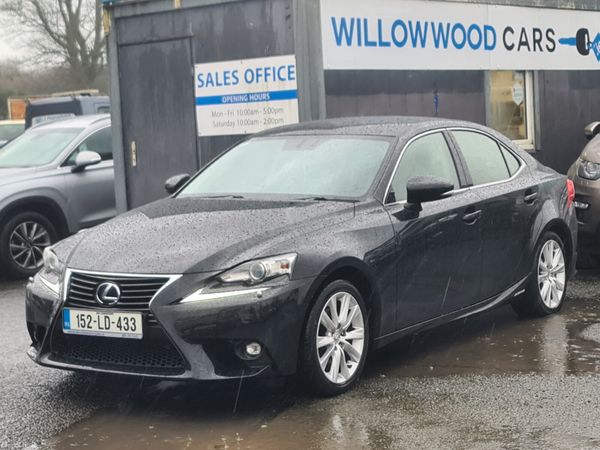 Lexus IS Saloon, Petrol Hybrid, 2015, Black
