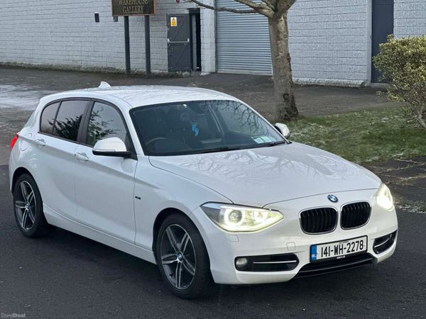 BMW 1-Series Hatchback, Petrol, 2014, White