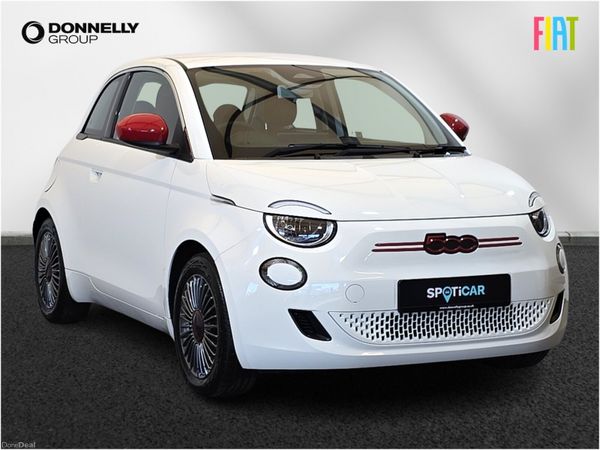 Fiat 500 Hatchback, Electric, 2021, White