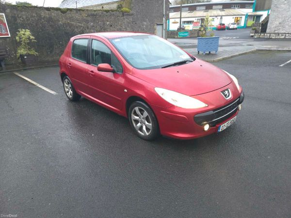 Peugeot 307 Hatchback, Diesel, 2007, Red