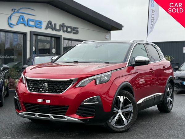 Peugeot 3008 SUV, Diesel, 2018, Red