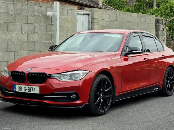 BMW 3-Series Saloon, Diesel, 2018, Red