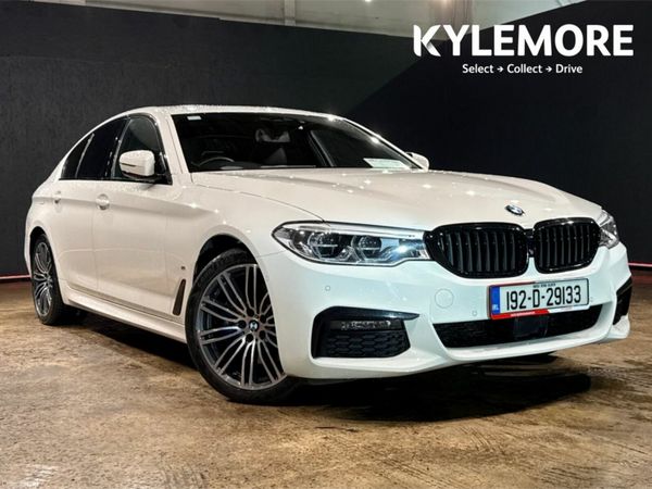 BMW 5-Series Saloon, Petrol Plug-in Hybrid, 2019, White