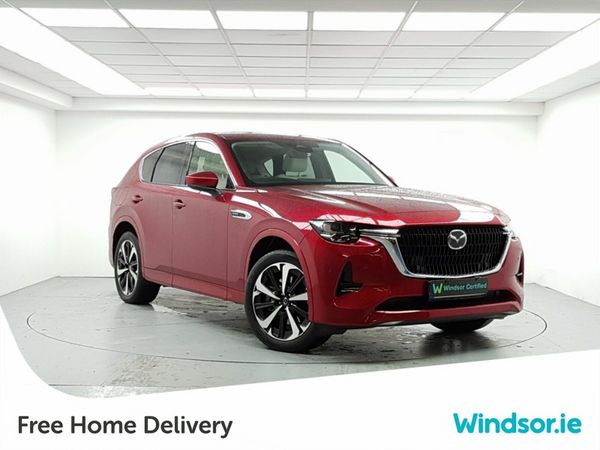 Mazda CX-60 SUV, Petrol Plug-in Hybrid, 2022, Red