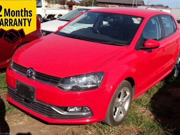 Volkswagen Polo Hatchback, Petrol, 2017, Red
