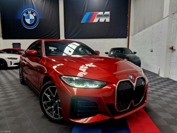 BMW i4 Hatchback, Electric, 2023, Orange