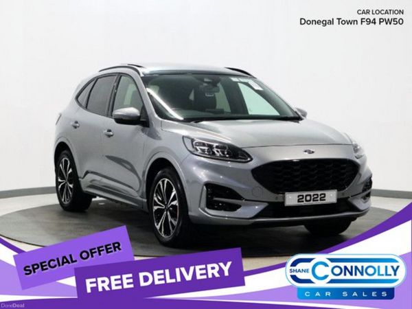 Ford Kuga SUV, Petrol Hybrid, 2022, Silver