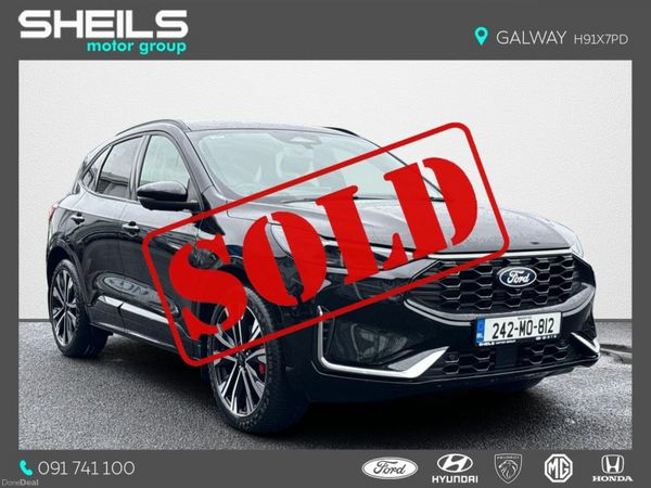 Ford Kuga SUV, Petrol Plug-in Hybrid, 2024, Black