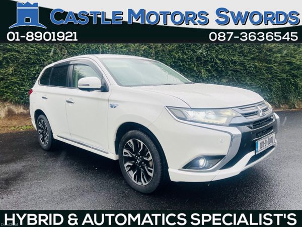 Mitsubishi Outlander SUV, Petrol Plug-in Hybrid, 2018, White