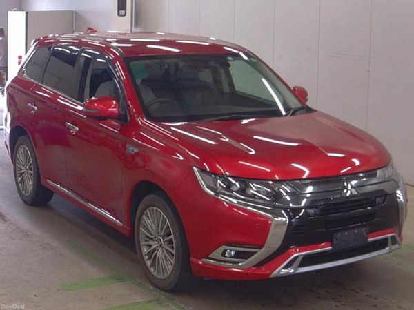 Mitsubishi Outlander SUV, Petrol Plug-in Hybrid, 2020, Red