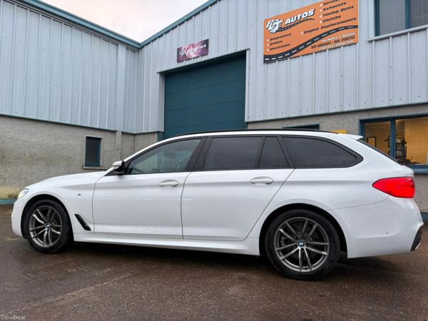BMW 5-Series Estate, Diesel, 2019, White