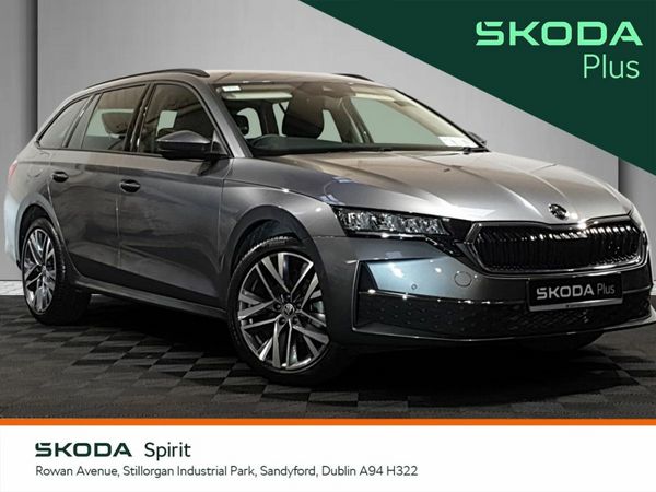 Skoda Octavia Estate, Petrol Hybrid, 2024, Grey