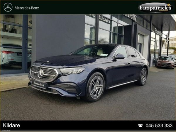Mercedes-Benz E-Class Saloon, Diesel Plug-in Hybrid, 2024, Blue