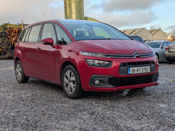 Citroen Grand C4 Spacetourer MPV, Diesel, 2018, Red