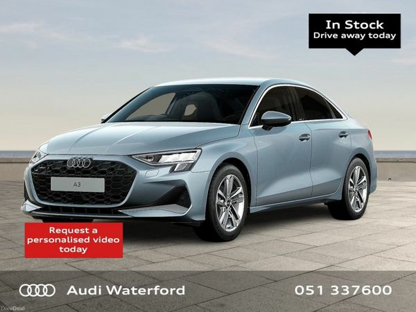 Audi A3 Saloon, Petrol, 2026, Grey