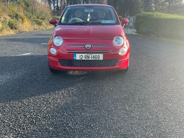 Fiat 500 Hatchback, Petrol, 2012, Red