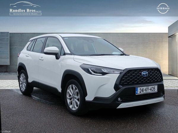 Toyota Corolla Cross Hatchback, Petrol Hybrid, 2024, White
