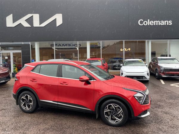 Kia Sportage SUV, Diesel Hybrid, 2023, Red