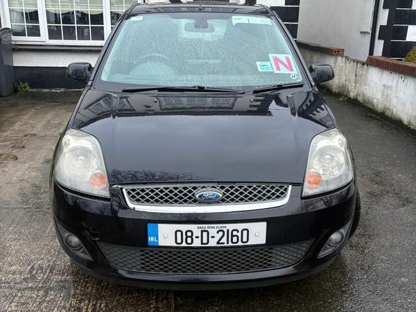 Ford Fiesta Hatchback, Petrol, 2008, Black