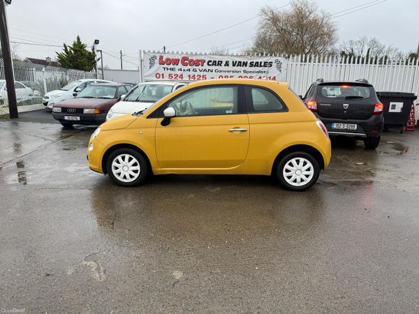 Fiat 500 Hatchback, Petrol, 2013, Yellow