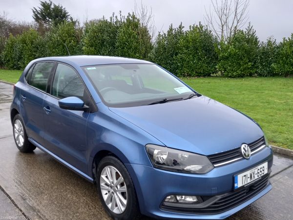 Volkswagen Polo Hatchback, Petrol, 2017, Blue