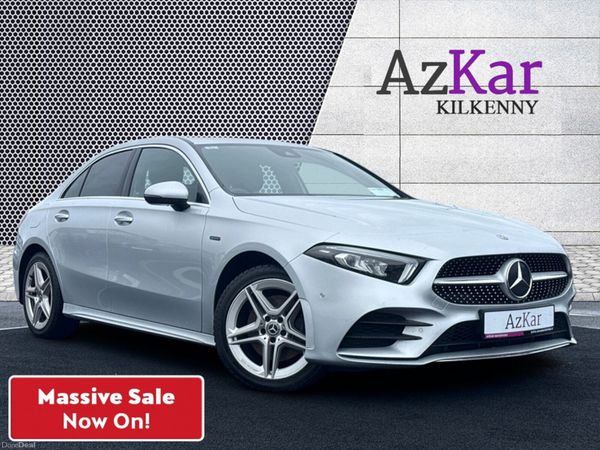 Mercedes-Benz A-Class Saloon, Petrol Hybrid, 2020, Silver
