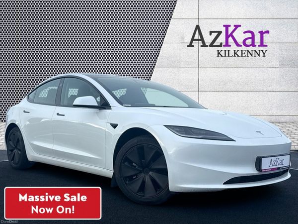 Tesla Model 3 Saloon, Electric, 2024, White