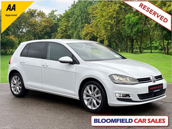 Volkswagen Golf Hatchback, Petrol, 2014, White