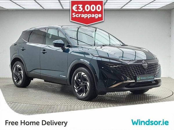 Nissan Qashqai MPV, Petrol Hybrid, 2025, Green