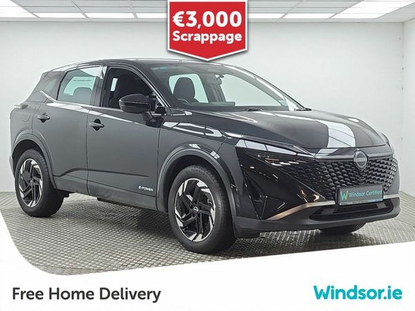 Nissan Qashqai MPV, Petrol Hybrid, 2025, Black