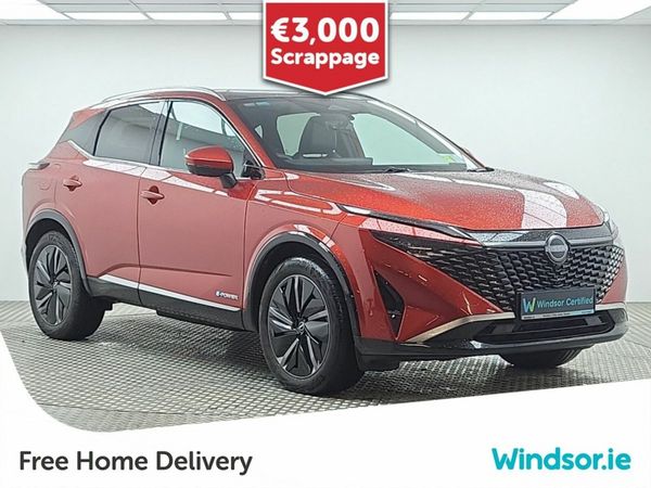 Nissan Qashqai MPV, Petrol Hybrid, 2025, Red