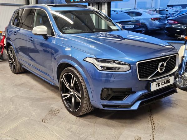 Volvo XC90 SUV, Diesel Plug-in Hybrid, 2017, Blue