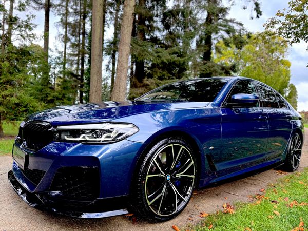BMW 5-Series Saloon, Diesel, 2021, Blue