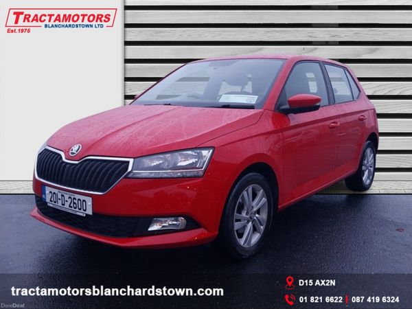 Skoda Fabia Hatchback, Petrol, 2020, Red