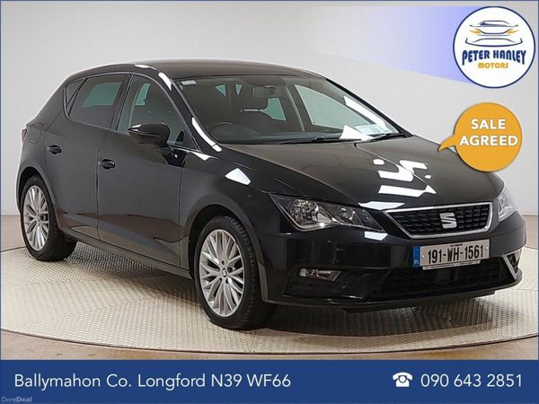 SEAT Leon Hatchback, Diesel, 2019, Black