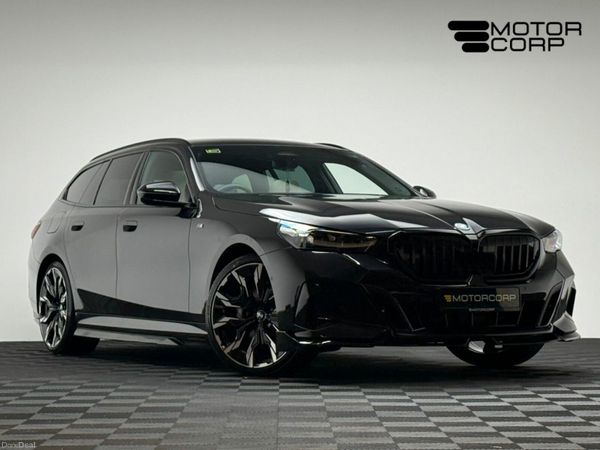 BMW 5-Series Estate, Petrol Plug-in Hybrid, 2025, Black