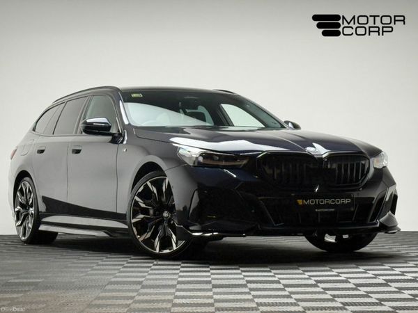 BMW 5-Series Estate, Petrol Plug-in Hybrid, 2025, Black