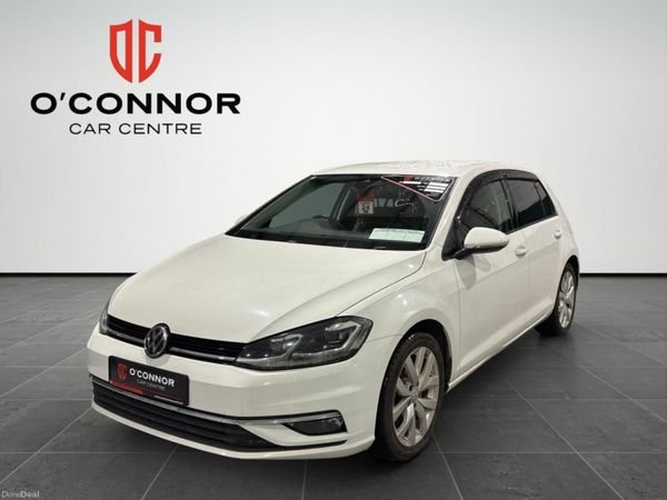 Volkswagen Golf Hatchback, Petrol, 2018, White