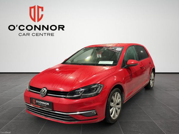 Volkswagen Golf Hatchback, Petrol, 2018, Red