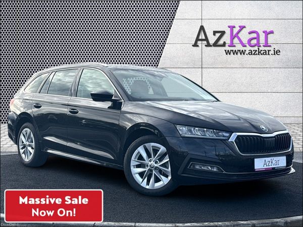 Skoda Octavia Estate, Petrol Plug-in Hybrid, 2023, Black