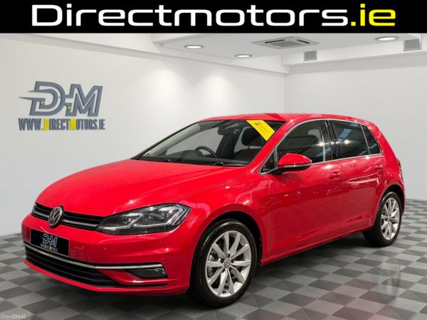 Volkswagen Golf Hatchback, Petrol, 2019, Red