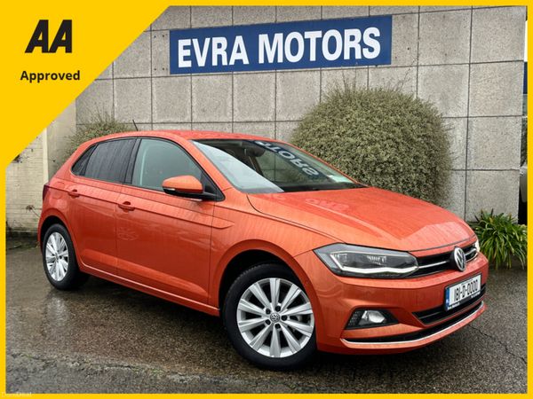 Volkswagen Polo Hatchback, Petrol, 2018, Orange
