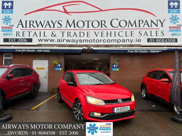 Volkswagen Polo Hatchback, Petrol, 2017, Red
