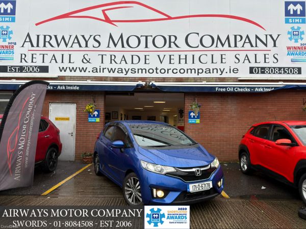 Honda Fit Hatchback, Petrol, 2017, Blue